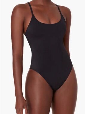 Andie Black Scoop One-Piece Swimsuit